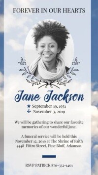 Customize 330 Funeral Templates Postermywall