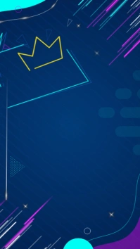 Blue Funky Tiktok Background Image Instagram Story template