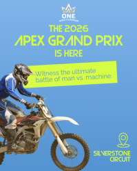 蓝色 Airborne Racing Event Instagram Portrait Template - Page 2