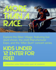 蓝色 Airborne Racing Event Instagram Portrait Template - Page 4