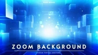 Blue Futuristic Background Presentation (16:9 template