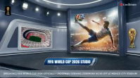 Gris FIFA World Cup 2026 数字显示屏 Template