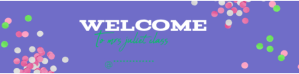 Blue Classroom Welcome Banner Google Classroom Banner Template
