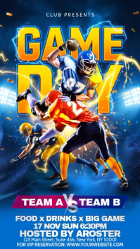 Blu Sports Event Instagram Story Template