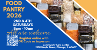 Biru Food Pantry Event Imagen Compartida en Facebook Template