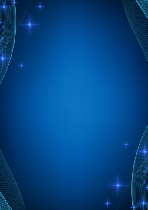 Blue Gradient Background Poster A4 template