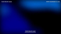 Blue Gradient Brand Promotion Presentation Video - Zoom Background 演示(16:9) template