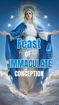 Feast Of The Immaculate Conception Template | PosterMyWall