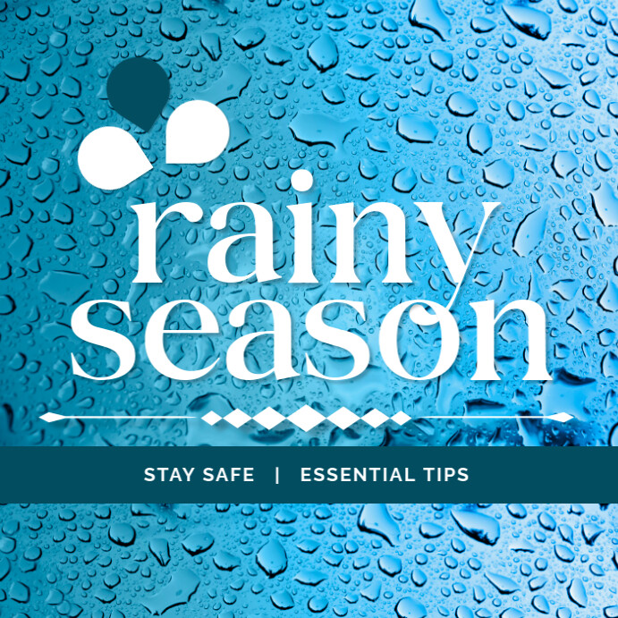 Blue Gradient Stay Safe This Rainy Season: Essential Tips Instagram ...