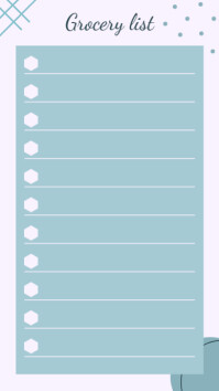 Table List Blue Blue To Do List Template | PosterMyWall