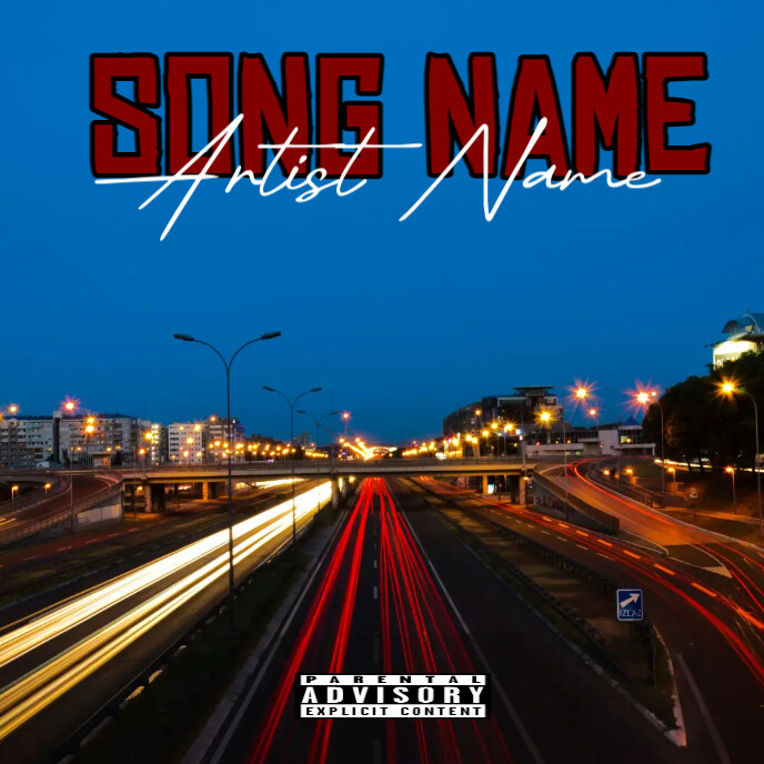 Blue Rapper Cover Blue Grunge Best Cover Album Music Art Trap Mixtape Rap Album Cover ...