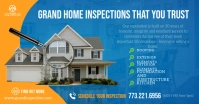 Blue Home Inspecction Facebook Shared Image template