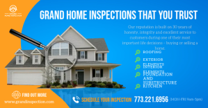 Blue Home Inspecction Facebook Shared Image template