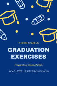 Graduation Program Template, 2025 | PosterMyWall