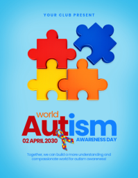 Autism Awareness Week Flyers Template | PosterMyWall