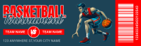 Biru Basketball Tournament Tajuk Twitter Template
