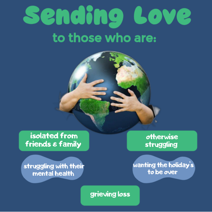 Blue Illustrative Editable Self Love Celebration Poster With Illustrative Icons And Customizable Sch template