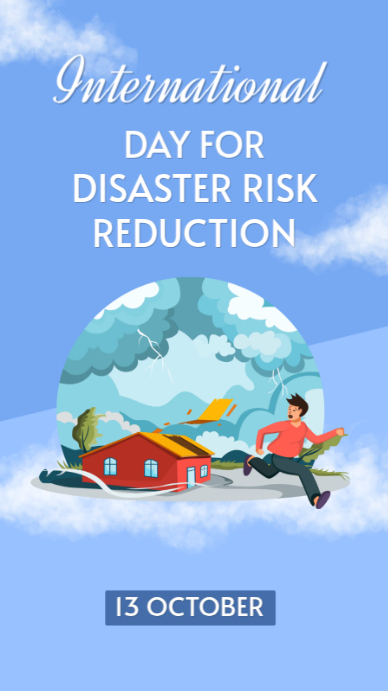 Disaster Risk Reduction Day Template | PosterMyWall