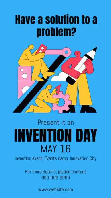 Invention Day Event Template | PosterMyWall