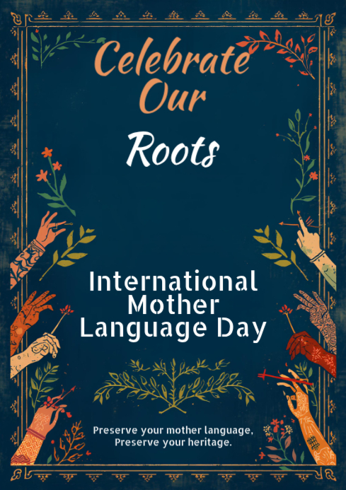 International Mother Language Day Template | PosterMyWall