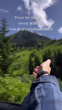 Blue Journey Instagram Reel template