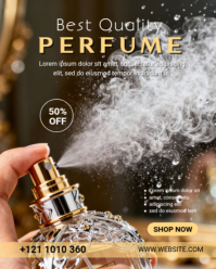 Blue Joyful Best Luxury Perfume  Instagram Portrait template