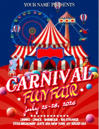 Turquoise Fun Fair Posters Template | PosterMyWall
