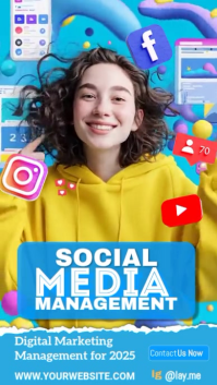 Blue Joyful Creative Job Instagram Story template