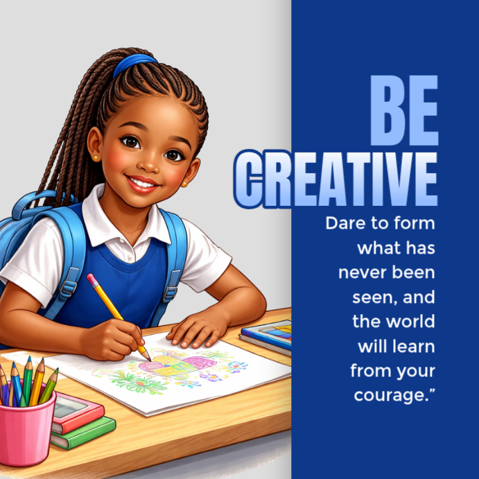 Copy of Blue Joyful Creativity Instagram Post | PosterMyWall