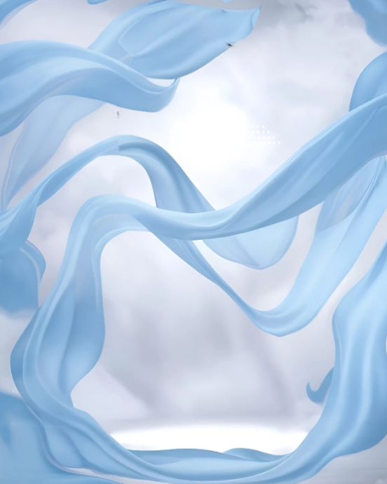 Blue Joyful Elegant Blue Flowing Fabric Abstract Background | Luxury ...