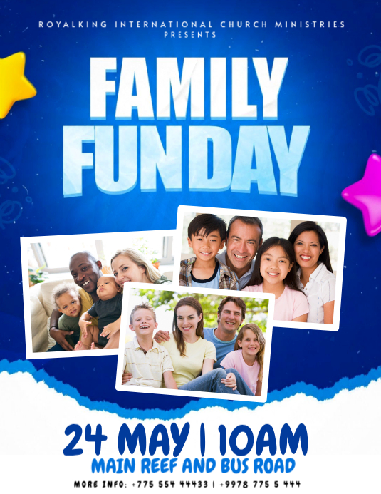 Family Fun Day Event Flyers Template | PosterMyWall