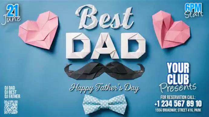 Father's Day Event Template | PosterMyWall