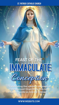 Immaculate Conception Day Template | PosterMyWall