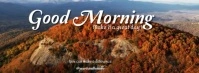 Blue Joyful Good Morning Have A Great Day Facebook Cover Photo template