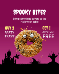 Blue Halloween Food Sale Instagram Portrait Template - Page 4