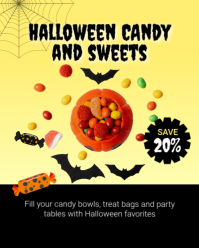 Blue Halloween Food Sale Instagram Portrait Template - Page 3