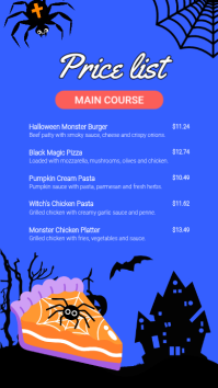 Blu Halloween Price List Instagram Story Template - Page 3