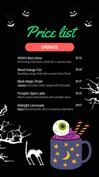 Blu Halloween Price List Instagram Story Template - Page 4