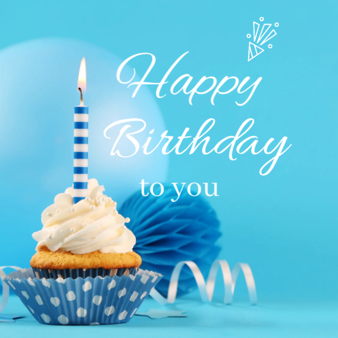 Cake Topper Buon Compleanno Plexiglass Specchiato Blu - Cake Love Cake Topper Buon Compleanno Plexiglass Specchiato Blu - Cake Love