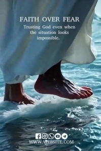 Blue Joyful Jesus Walks On The Sea Pinterest Graphic template