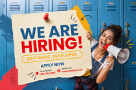 Azul Job Recruitment โปสเตอร์ Template