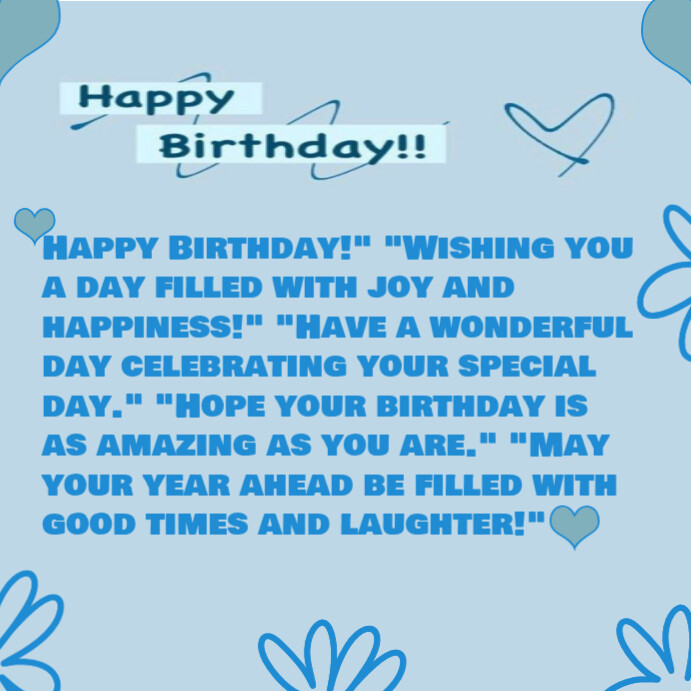 Blue Joyful Joy Instagram Post Template | PosterMyWall