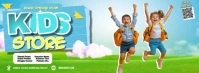 Blue Joyful Kids Store  Facebook Cover Photo template