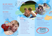 Blue Kids Summer Camp A4 Template - Page 2