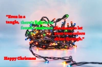 Blue Joyful Luminous Chaos Label template