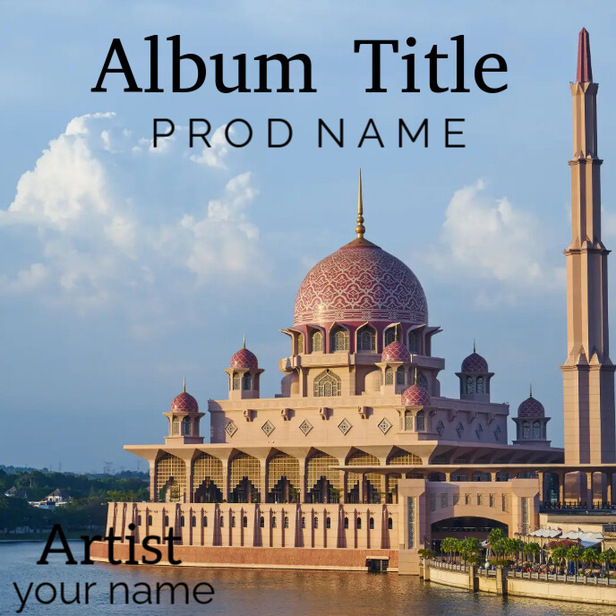 Copy of Blue Joyful Mosque Album Cover | PosterMyWall