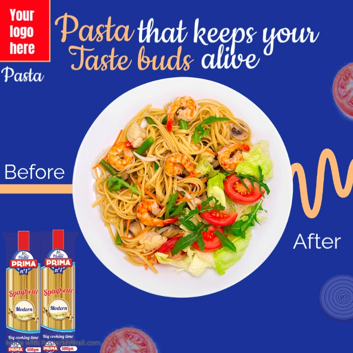 Pasta Promotion Instagram Ad Template | PosterMyWall