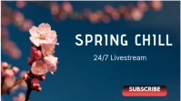Blue Joyful Spring Chill Youtube Thumbnail template