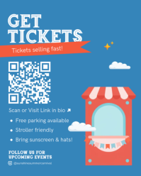 Blue Summer Carnival Instagram Portrait Template - Page 6