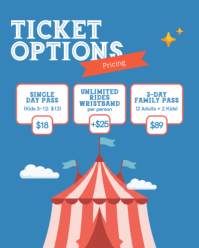 Blue Summer Carnival Instagram Portrait Template - Page 3